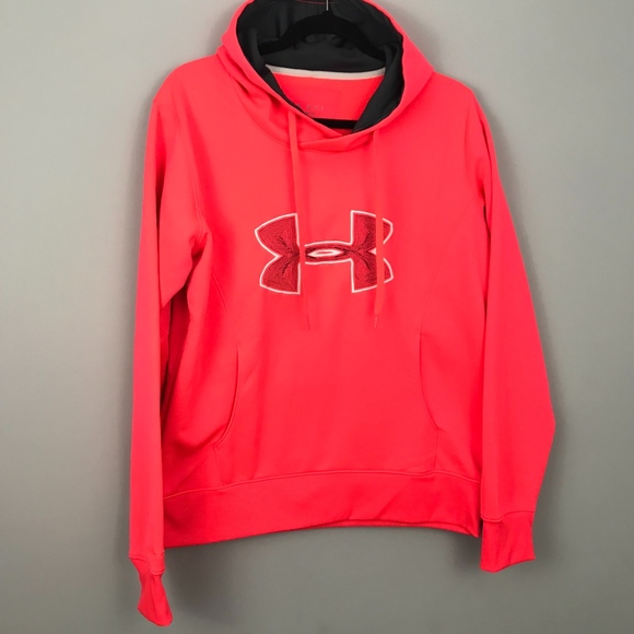 Under Armour Tops - Under Armour Hot Pink Storm ColdGear Hoodie - L